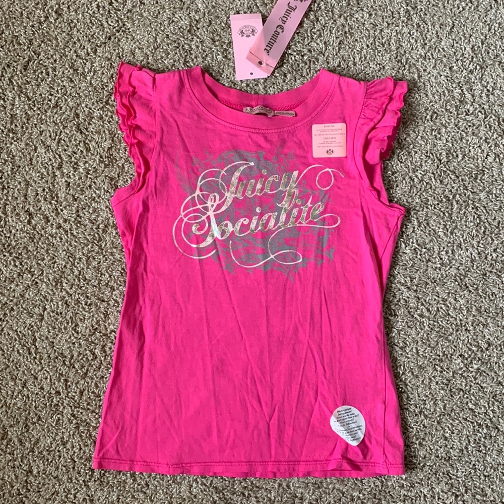 NWT Juicy Couture Pink Tee